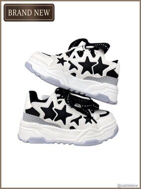 Chunky Y2K Platform Sneakers Women Walking Shoes Cute Kawaii Slip Resistant